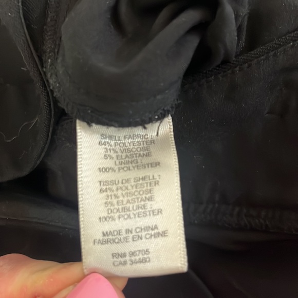 Rebecca Taylor women’s 4 black dress slim fit pants - Picture 5 of 10